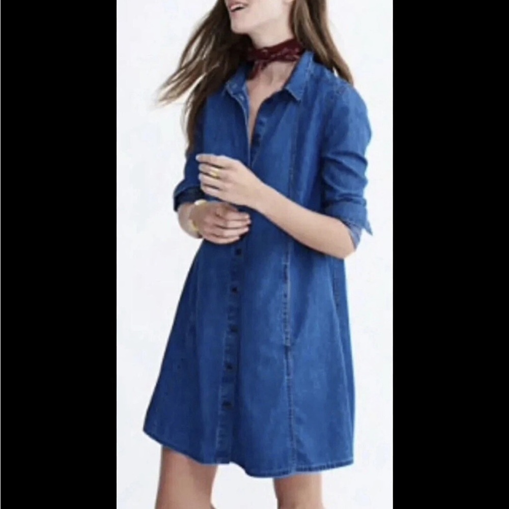 Madewell denim dress women’s M